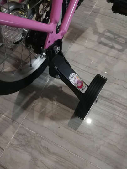 GOGOBIKE构构12寸迷你便携单速学生男女式通用可放后备箱小型折叠自行车 粉色 晒单图