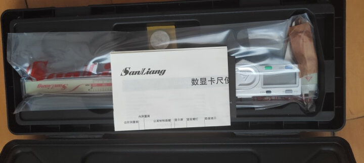 三量日本三量高精度不锈钢电子数显卡尺游标卡尺 111-108 0-300mm 新款大屏 晒单图