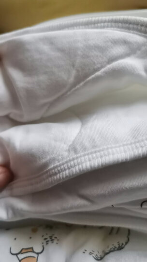 全棉时代婴儿抱被宝宝纯棉包被襁褓被子新生儿用品四季通用抱被 浅粉（针织款） 晒单图