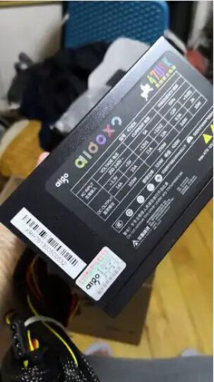 爱国者(aigo)额定350W 黑暗骑士500DK台式主机电脑电源(三年质保/宽幅节能省电/支持背线) 晒单图
