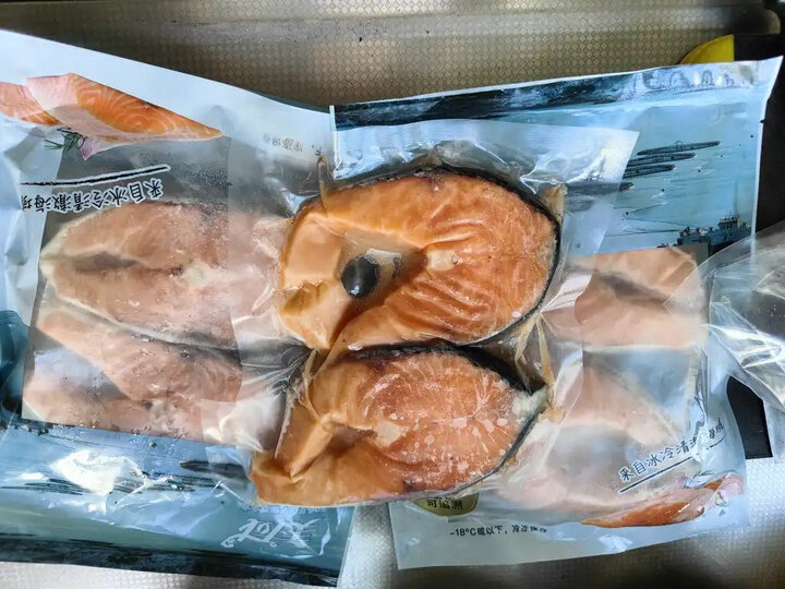 美威 轮切三文鱼排(大西洋鲑)400g/2-3片或5片 含Ω3 BAP认证 生鲜 海鲜水产 核酸已检测 晒单图