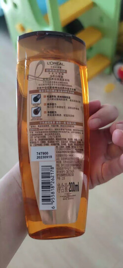 欧莱雅精油润养丰盈洗发水200ml(滋润营养干枯无硅油)(新老包装随机发) 晒单图