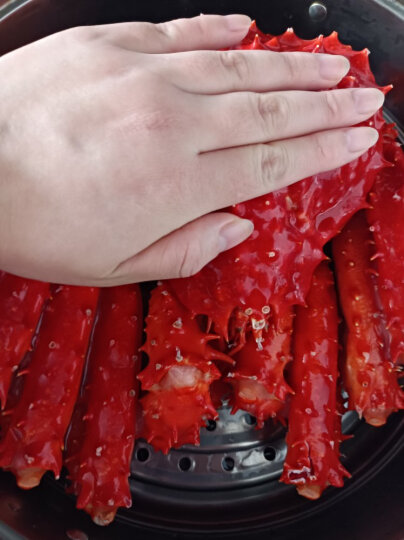 沃派 智利熟冻帝王蟹 3.6-4.0斤 大螃蟹 礼盒装 海鲜礼盒送礼 晒单图