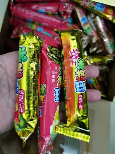 徐福记 米格玛 夹心米果卷 饼干 咸香芝士味 休闲零食下午茶点心178g 晒单图