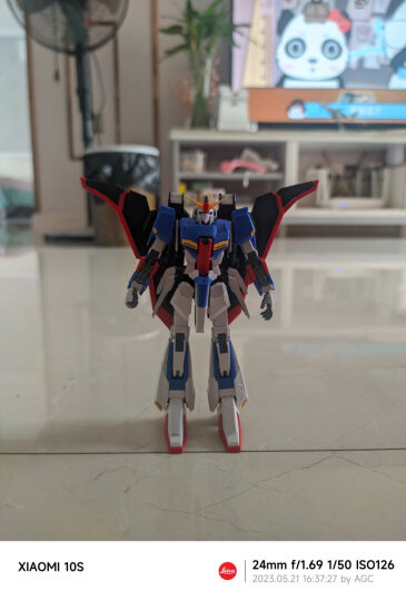 万代（BANDAI）高达Gundam拼插拼装模型玩具 15岁以上 1/144 RG16夏亚专用魔蟹0190183 晒单图