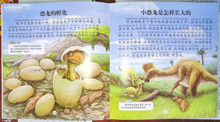 恐龙百科全书大探索注音版全套6册 3-6岁小学生儿童读物恐龙王国动物世界少儿科普故事书 晒单图