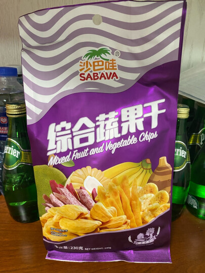 越南进口 沙巴哇（Sabava） 香脆芋头条干 230g/袋（原味）即食蔬菜干 进口休闲零食小吃 晒单图