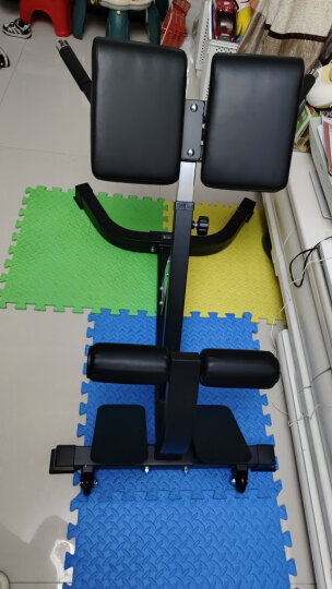 创思维罗马椅健身椅山羊挺身背部腰部训练家用运动健身器材CSW9003T 罗马凳（黑） 晒单图