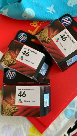 惠普（HP）46原装彩色墨盒 适用hp deskjet 2020hc/2520hc/2529/2029/4729打印机 晒单图