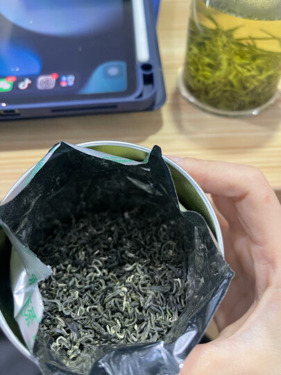 乐品乐茶绿茶毛尖茶叶特级250g  2024新茶明前礼袋装春茶嫩芽茶叶自己喝 晒单图