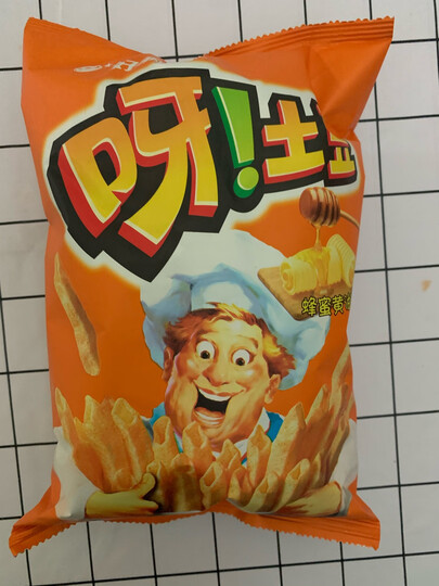 Orion 好丽友 休闲零食 膨化薯条薯片 呀!土豆蜂蜜黄油味70g/袋（新老包装随机发放） 晒单图