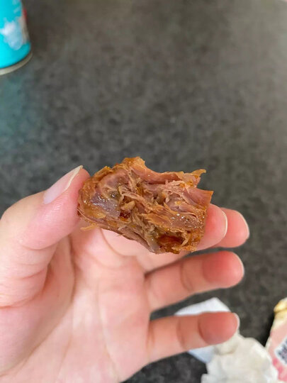 三只松鼠鸭脖 休闲零食 鸭肉干肉脯 卤味零食小吃 鸭脖子甜辣味154g 晒单图