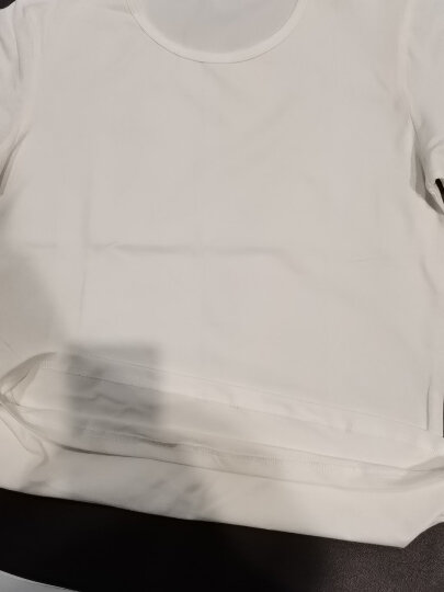 简束 短袖T恤男纯色棉质t恤夏季休闲运动紧身t恤男圆领修身打底汗衫潮 白色 XL（70kg左右） 晒单图