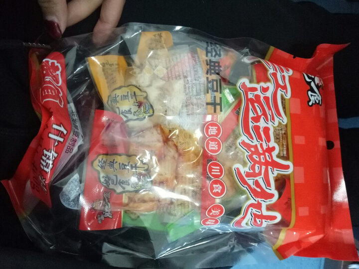 好巴食 豆腐干 休闲零食 豆干素食 独立小包装多口味混装实惠包400g 晒单图