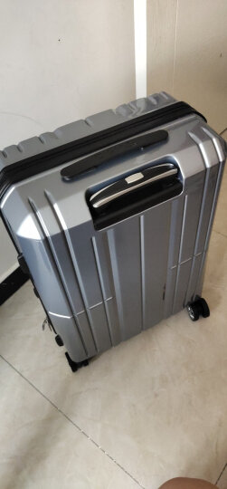 爱华仕（OIWAS）万向轮学生行李箱男 德国拜耳PC旅行密码箱 登机箱6176 商务拉杆箱 20英寸粉红色 晒单图