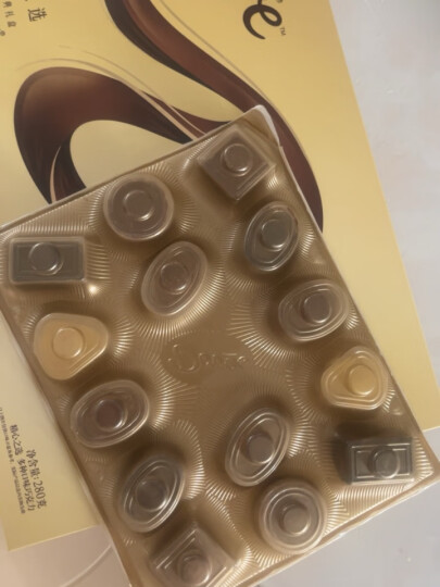 德芙（Dove）心语夹心巧克力礼盒98g小零食糖果生日伴手礼中秋节礼物 晒单图