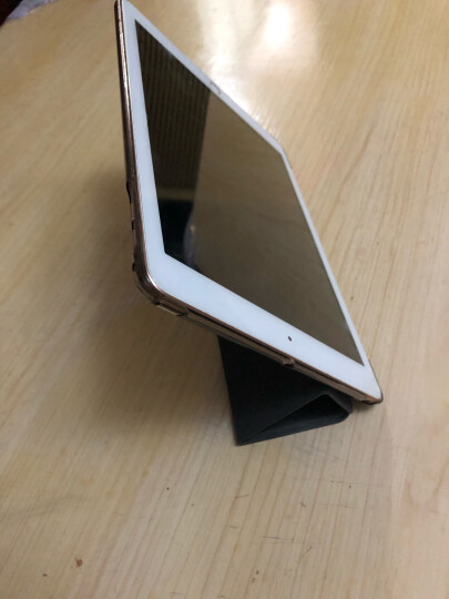 亿色iPad保护套2018/2017/air2/air9.7英寸老款苹果平板电脑壳轻薄全包卡通防摔皮套a1822/a1893三折支架灰 晒单图
