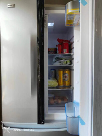康佳（KONKA）288升 多门法式四门双开门家用电冰箱 节能低噪保鲜 分类存储水润鲜超薄系列BCD-288GY4S 晒单图