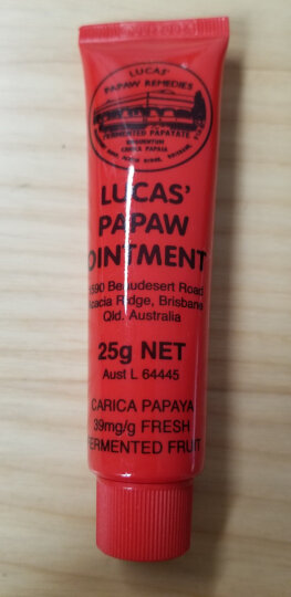 lucas' papaw remedies澳大利亚 木瓜膏(lucas)番木瓜膏滋润保湿万用膏清爽补水 25g 晒单图