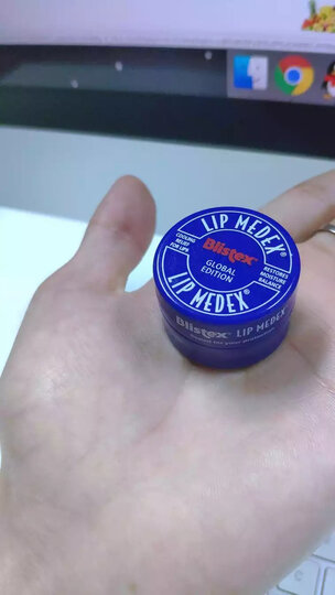 美国进口 Blistex/百蕾适/碧唇【小蓝罐】男女润唇膏(清凉薄荷 凡士林唇膜 持久保湿滋润补水 去死皮唇纹) 晒单图