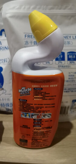 威猛先生（Mr Muscle）洁厕剂 750g*4瓶 柠檬香 洁厕灵 洁厕液 洁厕啫喱 马桶 除垢 晒单图