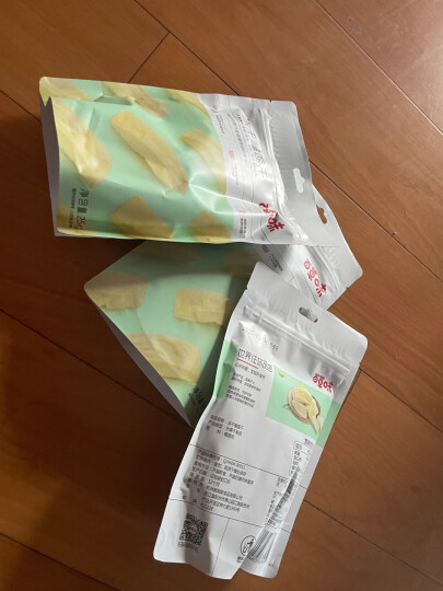 百草味 冻干榴莲干25gx2袋 金枕头水果干蜜饯休闲小零食泰国风味 晒单图