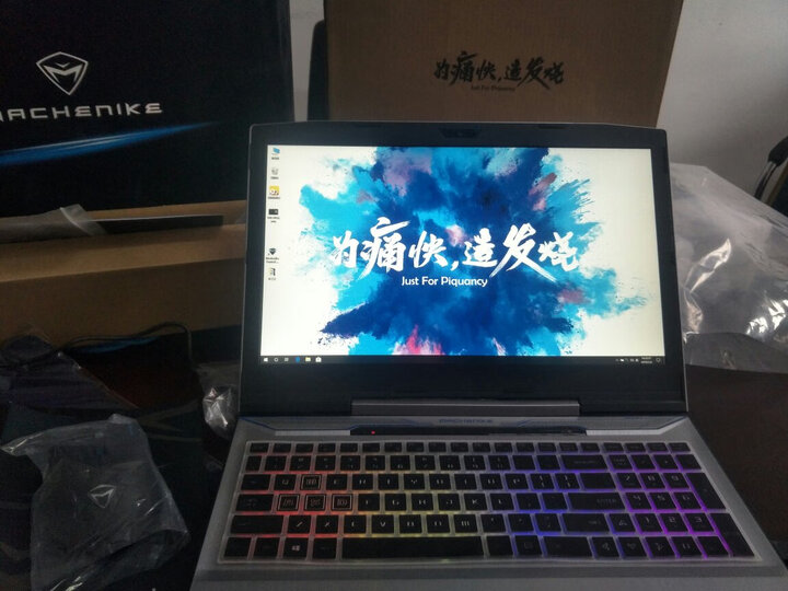 机械师T90 游戏本八代i7-8750H/GTX1050 4G独显/炫彩键盘吃鸡轻薄游戏笔记本电脑 银色 加强版i7/8G/128G固态+1T 晒单图