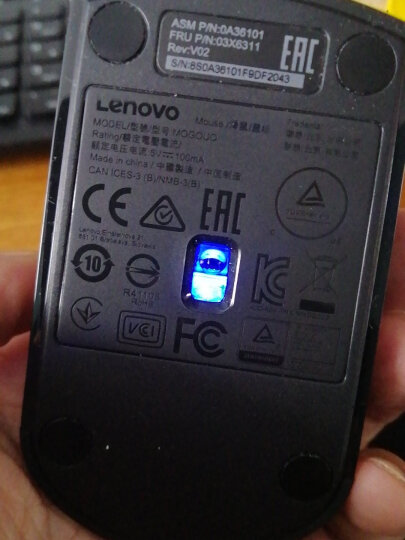 联想（lenovo） Think笔记本台式机通用游戏家用办公鼠标（24个款式可选）—— M22大红点USB有线鼠标 晒单图