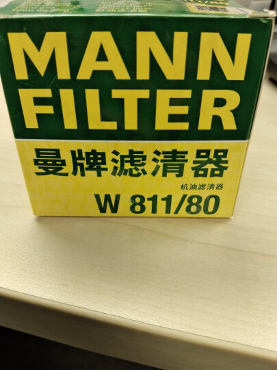 曼牌（MANNFILTER）机油滤清器机滤机油滤芯W811/80起亚领动ix35途胜朗动名图索纳塔 晒单图