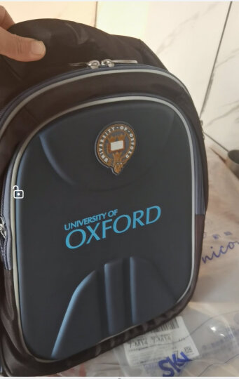 UNIVERSITY OF OXFORD英国牛津大学小学生书包男孩减负护脊儿童女1-3-6年级防水双背包 书包+补习袋（3-6年级） 晒单图