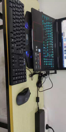 现代（HYUNDAI）有线键鼠套装 台式机专用键盘鼠标套装 电脑键盘鼠标 黑色 MA71 晒单图