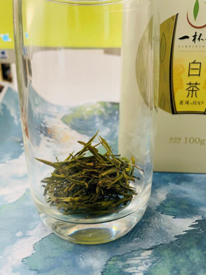 一杯香茶叶2024新茶绿茶安吉明前白茶2盒共200g春茶嫩芽自己喝送礼袋 晒单图