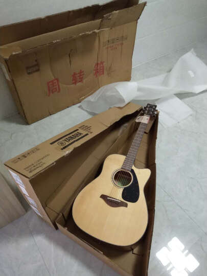 雅马哈（YAMAHA）FG800BL 原声款 实木单板初学者民谣吉他圆角吉它 41英寸亮光黑色 晒单图