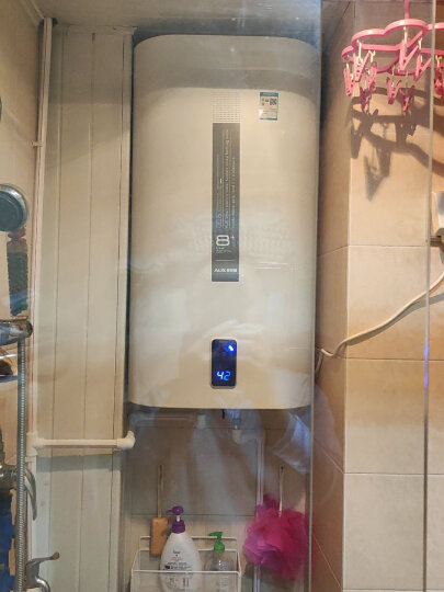 奥克斯（AUX）立式电热水器3000W变频速热40升50升家用储水式电热水器商用立式（注意安装尺寸） 40升（3000W三挡变频+变频调节+包安装） 晒单图