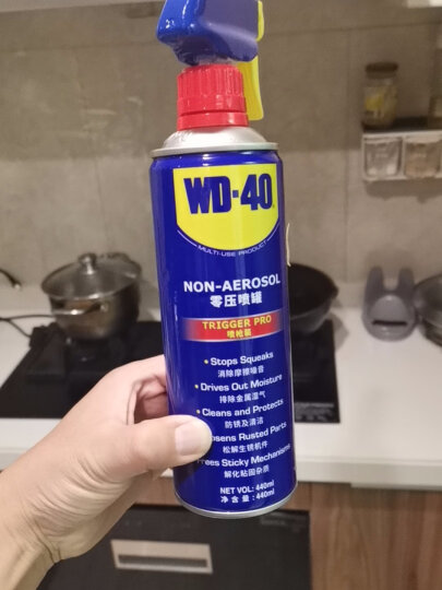 wd40除锈剂润滑油机械防锈油wd-40除锈润滑剂螺丝松动剂门窗门锁自行车摩托车清洁剂金属强力440ml 晒单图