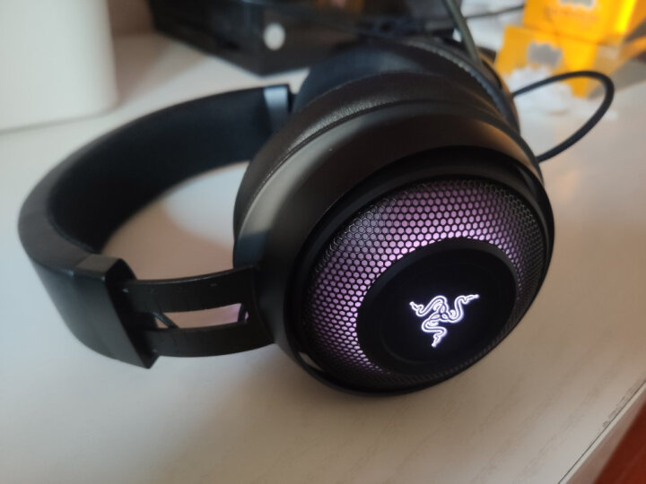 雷蛇（RAZER）雷蛇北海巨妖7.1幻彩头戴式立体声音乐游戏耳机耳麦 韦神同款 吃鸡绝地求生 7.1V2-黑色 晒单图