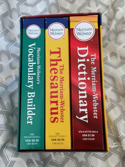韦氏英语词字典词典辞典 3本全套 Merriam-Webster's Dictionary 2016 晒单图