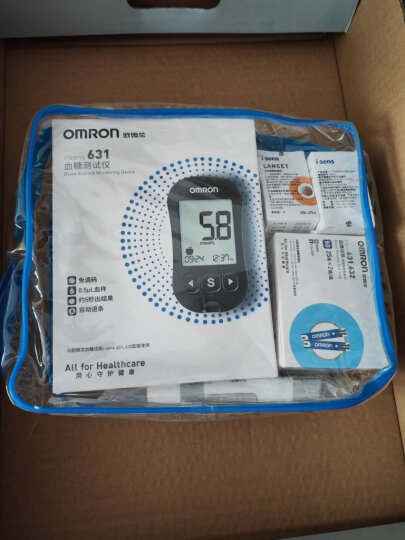 欧姆龙（OMRON）血糖仪 家用 HGM-112（赠50条试纸+50支针头） 晒单图