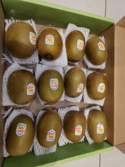 佳沛（zespri）新西兰阳光金奇异果33粒原箱单果重约103-114g水果猕猴桃 晒单图
