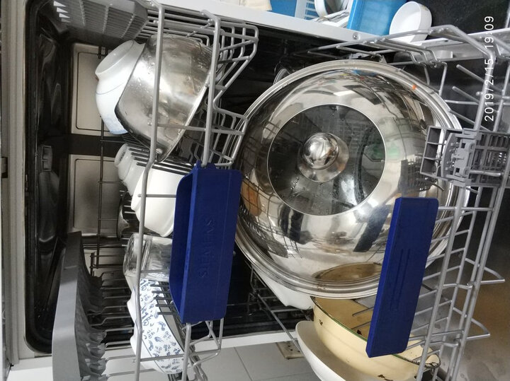 西门子(SIEMENS)德国原装进口 5D喷淋智能洗 双重烘干独立式除菌洗碗机不锈钢色13套SN255I13JC 晒单图