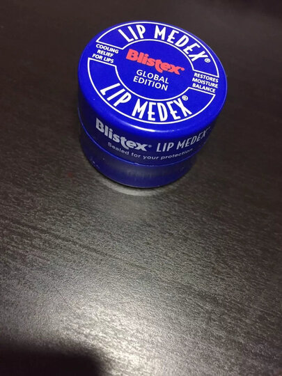 美国进口 Blistex/百蕾适/碧唇【小蓝罐】男女润唇膏(清凉薄荷 凡士林唇膜 持久保湿滋润补水 去死皮唇纹) 晒单图