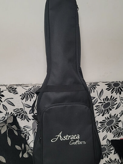 Astraea艾斯民谣加厚吉他包41寸古典袋防水双肩个性尤克里里琴包背包38寸 41英寸黑色加厚13.5MM+带枕头 晒单图