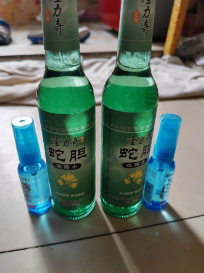 隆力奇蛇胆花露水经典玻璃瓶清凉止痒花露水195ml 晒单图