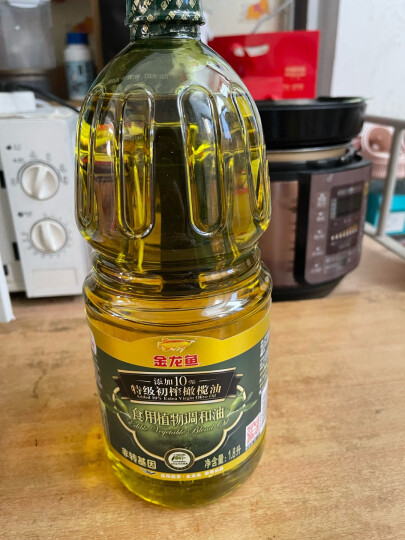 金龙鱼 食用油添加10%初榨橄榄 食用植物调和油5L （新老配方随机发货） 晒单图