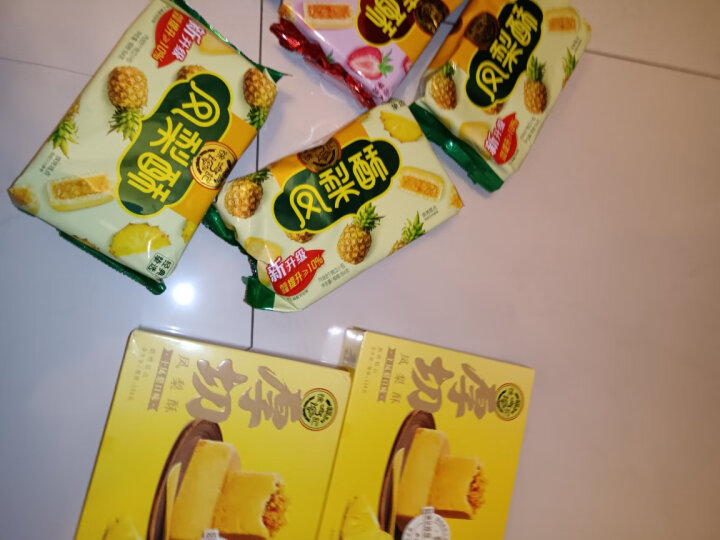徐福记 厚切凤梨酥 台农芒果酥 礼盒装190g 糕点 中国台湾风味  晒单图