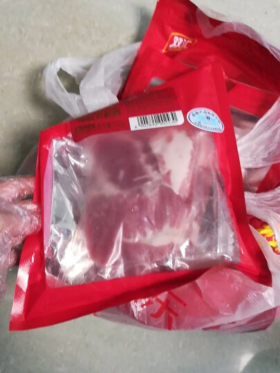 双汇 国产猪里脊肉500g 冷冻猪通脊猪柳肉猪里脊宝宝铺食 猪肉生鲜 晒单图