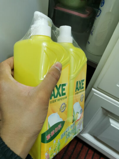 斧头牌（AXE）柠檬护肤洗洁精1.18kg*3瓶家庭装 轻松祛油可洗果蔬维E呵护不伤手 晒单图