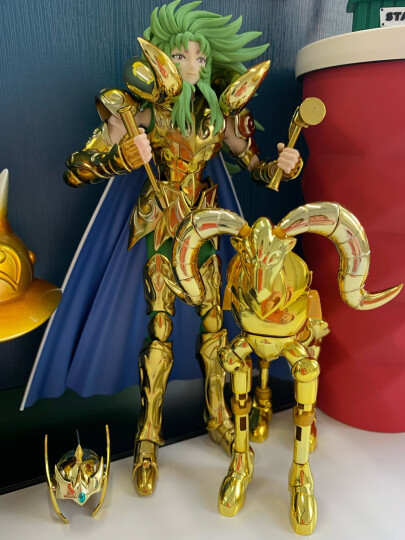 万代（BANDAI） 圣衣神话EX 黄金圣斗士 手办模型玩具 白羊座 史昂 18cm 晒单图