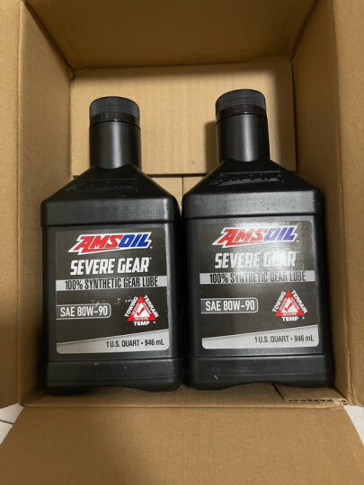 安索（AMSOIL）全合成差速器油80W-90 GL5 946ml AGLQT 支持LSD 养车保养 晒单图