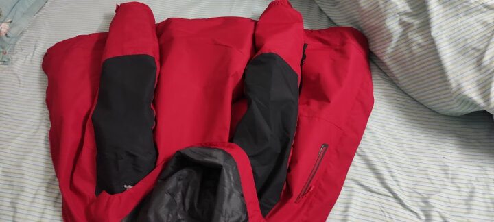 南极人（Nanjiren）冲锋衣裤男三合一两件套防风防水透气保暖户外登山滑雪服 男军绿色 5XL 晒单图